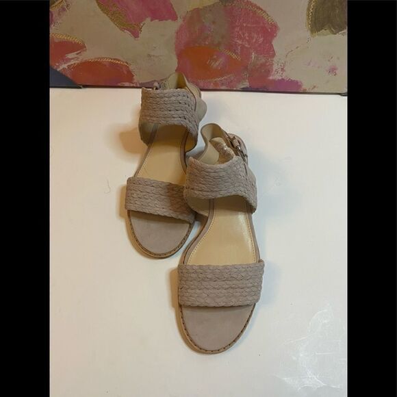 Vince Camuto  suede Raner Braided wedge sandals - Picture 9 of 9